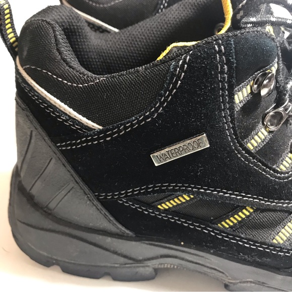 Brahma Kane Black Leather Work Safety Steel Toe Boots - Picture 5 of 12